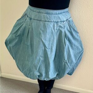 Vintage H&M Denim Bubble Skirt
